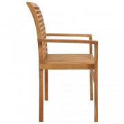 Záhradná lavica 112 cm teak Dekorhome