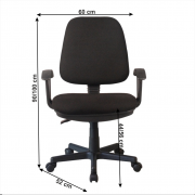 Kancelárska stolička COLBY NEW čierna
