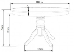 Jedálenský stôl GLOSTER