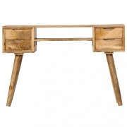 Písací stôl mangovníkové drevo Dekorhome