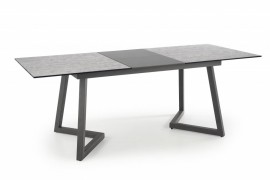Rozkladací jedálenský stôl TIZIANO svetlosivá / tmavosivá