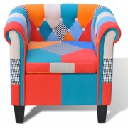 Kreslo viacfarebný patchwork Dekorhome
