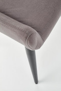 Jedálenská stolička K367 sivá / čierna
