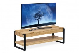 TV stolík AHG-252 OAK divoký dub / čierna