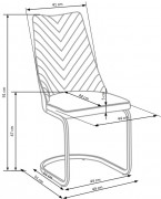 Jedálenská stolička K322 béžová