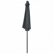 Polkruhový slnečník 270x135 cm Dekorhome