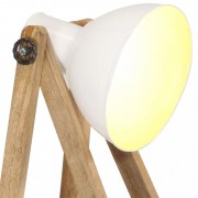 Stojacia lampa 3 ks kov / drevo Dekorhome