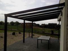 Hliníková pergola SOLAR ENERGO s FVE - ostrovná