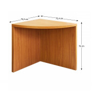 Rohový oblúkový stôl OSCAR T05 čerešňa