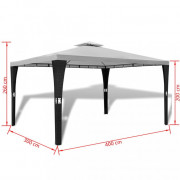 Altánok so strechou 3 x 4 m Dekorhome