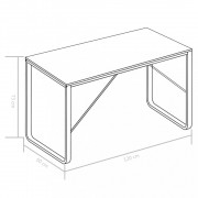 Písací stôl 120x60 cm Dekorhome