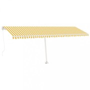 Voľne stojaca ručne zaťahovacia markíza 600x350 cm Dekorhome