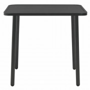 Záhradný bistro set 3 ks tmavosivá