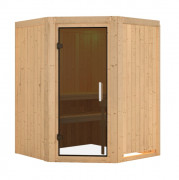 Interiérová fínska sauna 151 x 151 cm Dekorhome