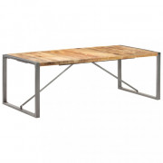 Jedálenský stôl hnedá / sivá Dekorhome