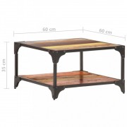 Konferenčný stolík  drevo / kov Dekorhome