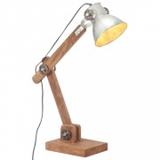 Stolná lampa kov / mangovníkové drevo Dekorhome