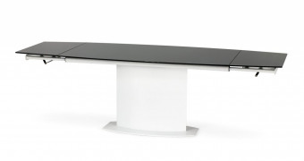 Jedálenský rozkladací stôl ANDERSON čierna / biela