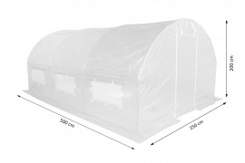 Záhradný fóliovník HG 2,5x5m