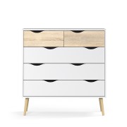 Komoda OSLO 75456 dub sonoma / biela