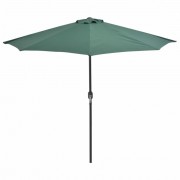 Polkruhový slnečník 270x135 cm Dekorhome
