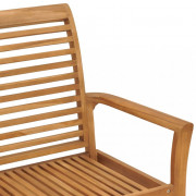 Záhradná lavica 112 cm teak Dekorhome