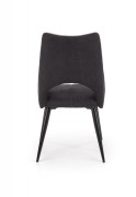 Jedálenská stolička K369 tmavosivá / čierna