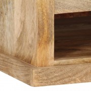 Konferenčný stolík s oceľovými dvierkami masívne drevo Dekorhome