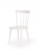 Drevená jedálenská stolička BARKLEY biela