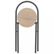 Skladací bistro set s regálom Dekorhome