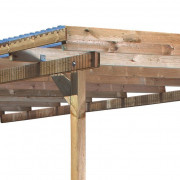 Drevená pergola ECO A 244 cm Dekorhome