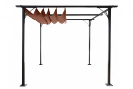 Pergola so sťahovacou strechou 3x3m WH9977 Dekorhome