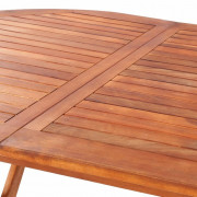 Záhradný jedálenský stôl akáciové drevo Dekorhome