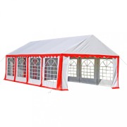 Záhradný altánok PVC 4 x 8 m Dekorhome