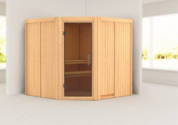 Interiérová fínska sauna 196 x 196 cm Dekorhome