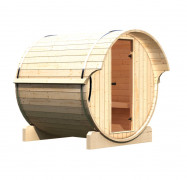 Vonkajšia fínska sudové sauna 216 x 220 cm Dekorhome