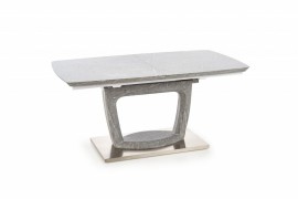 Rozkladací jedálenský stôl ARTEMON 160/220 cm sivý mramor