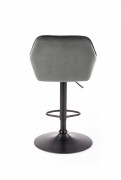 Barová stolička H103 zamat / kov