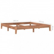 Posteľ masívny teak Dekorhome