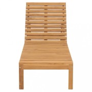 Záhradné lehátko teak Dekorhome