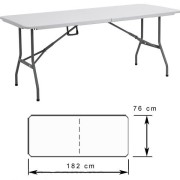 Záhradný stôl skladací DH0082 Dekorhome