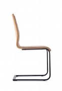 Jedálenská stolička K265 hnedá / dub zlatý