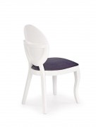 Jedálenská stolička VERDI biela / sivá