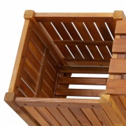 Záhradná lavička s hrantíky z akáciového dreva
