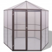 Skleník 240x211 cm Dekorhome