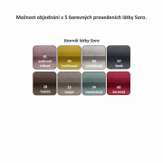 Modulová sedacia súprava BOBY polohovacia taupe