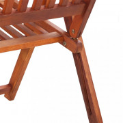 Skladacia záhradná stolička 6 ks hnedá Dekorhome