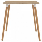 Jedálenský set 2 + 1 buk / umelá koža / plast Dekorhome