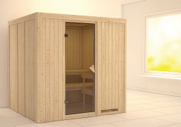 Interiérová fínska sauna 196 x 170 cm Dekorhome