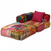 Modulová sedacia súprava 16 ks patchwork Dekorhome